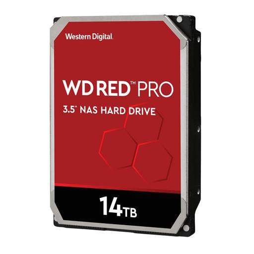 Disco Duro para NAS Western Digital WD Red Pro 3.5", 14TB, SATA III 6Gb/s, 7200RPM, 512MB Caché