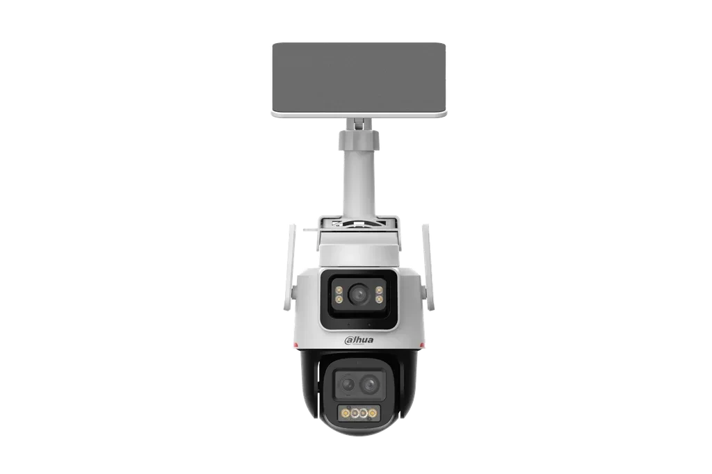 DH-IPC-PTS2649C-3E3Z-4GB20-0280B-PRO. 3+3MP WizColor Hybrid-zoom PT 4G Solar Power Network Camera