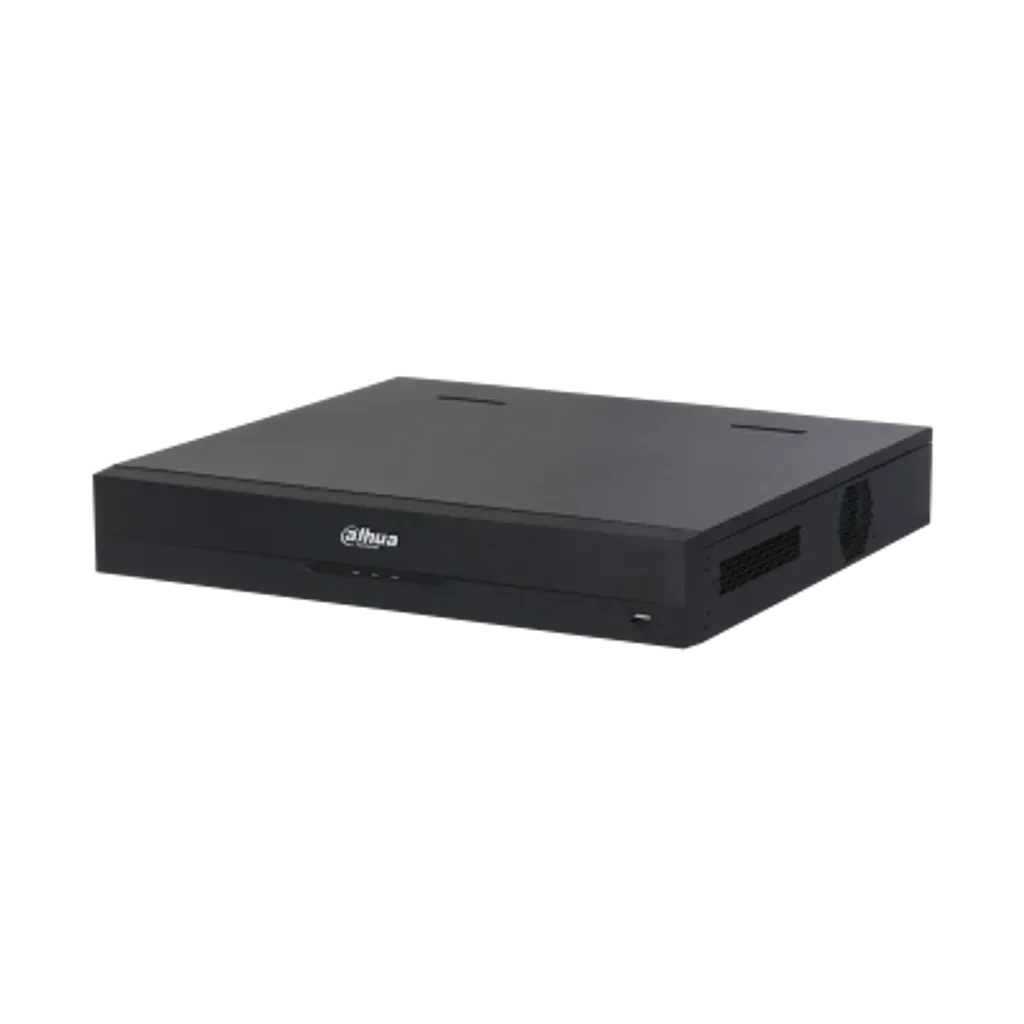 DHI-NVR5432-EI. NVR Dahua, 32 canales, 4 discos duros 2U Tecnología WizSense, posee Detección de Rostro, Reconocimiento Facial, ANPR, Metadata. 