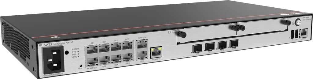 AR730. Router Huawei Ekit con 8 Puertos LAN 1GE 2 Puertos WAN y 1 Puerto optico de 10GE