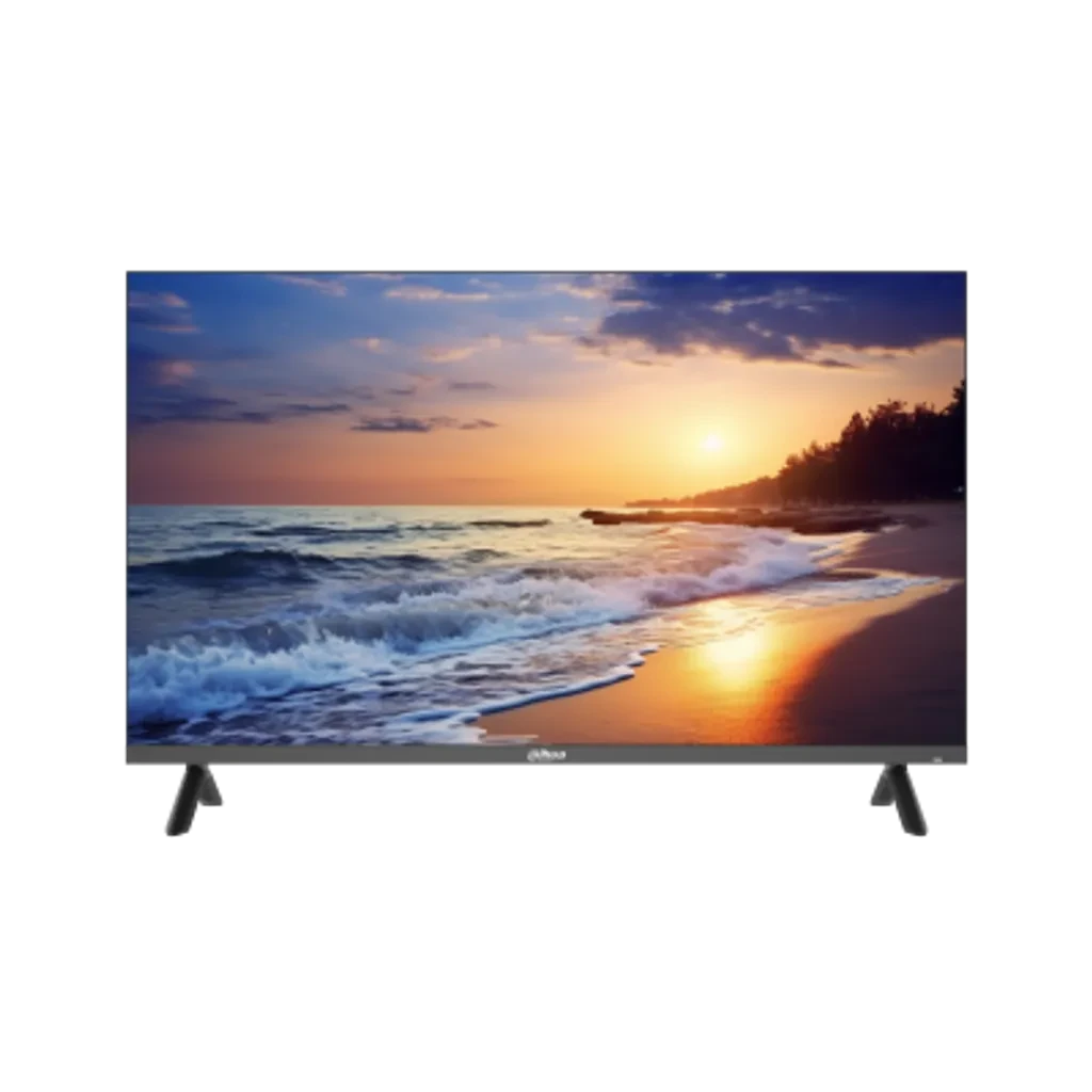 DHI-LM43-F200N-B4-V1. Monitor LED Dahua de 43 pulgadas con panel IPS Full HD 1920 × 1080 a 60 Hz, funcionamiento continuo 24/7,dos entradas HDMI, VGA y parlantes integrados de 8 W.