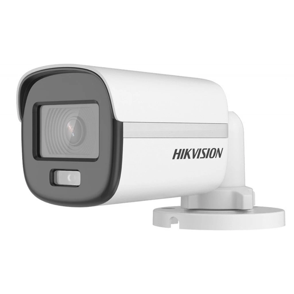 Cámara Bullet Análoga 2MP 2.8mm ColorVu IR20m IP67 DS-2CE10DF0T-PF Hikvision