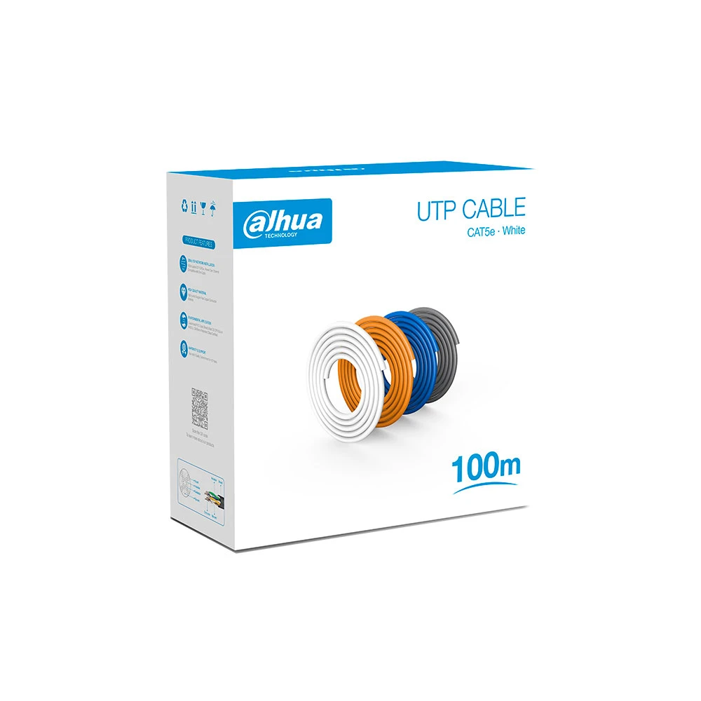 Cable Dahua Cat5 100M 100% Cobre PFM920I-5EU-U-100