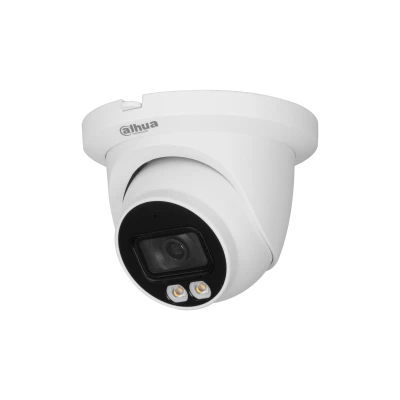 Camara Dahua Ip Full Color 4Mp 2.8Mm Led 30M Poe Mic Int Dh-Ipc-Hdw3449Tmn-As-Led