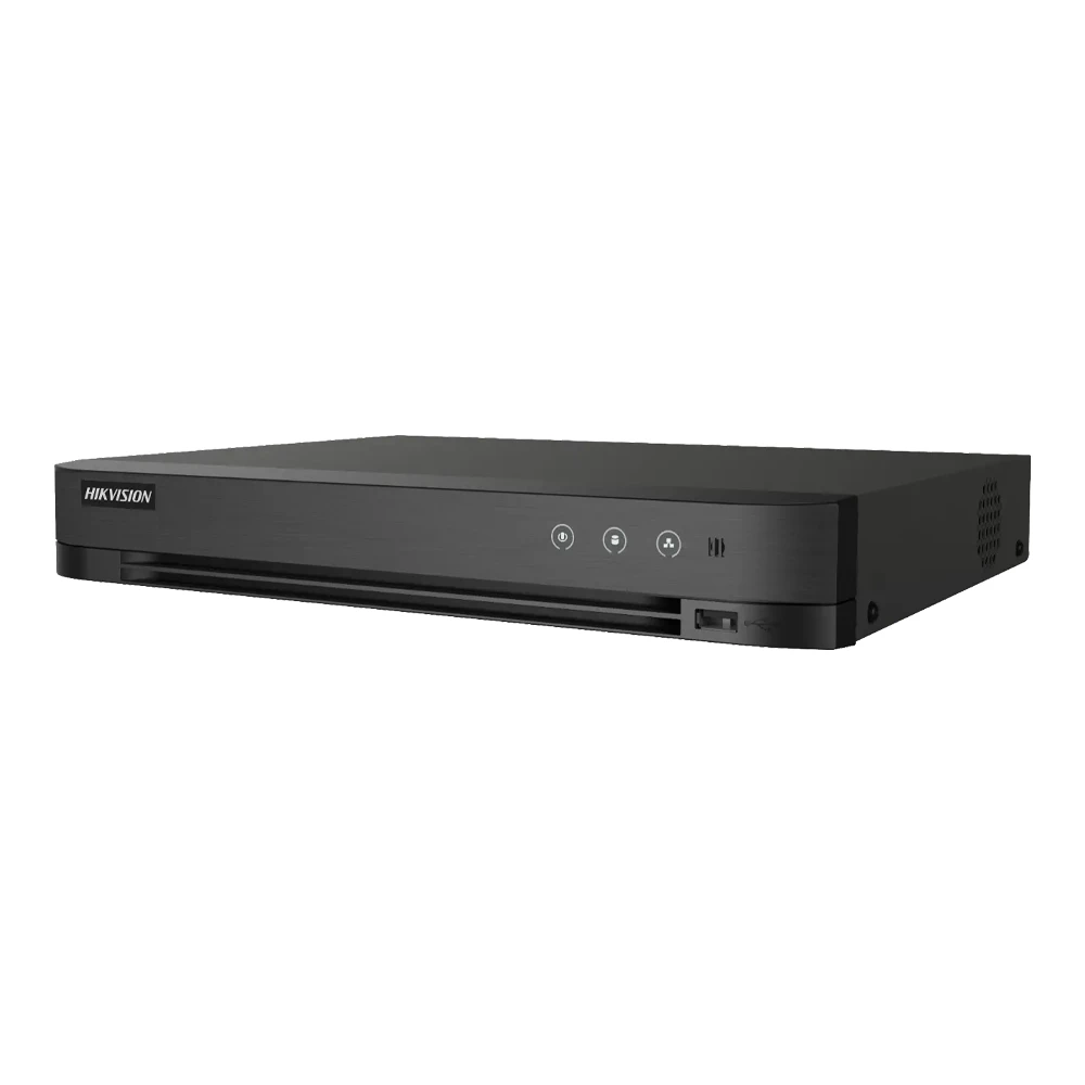 DVR Hikvision TVI 8Ch 4K AcusSense Detección Facial iDS-7208HUHI-M1/XT