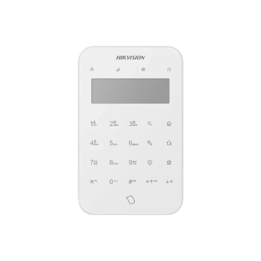 Teclado LCD Inalámbrico DS-PK1-LT-WB Hikvision*