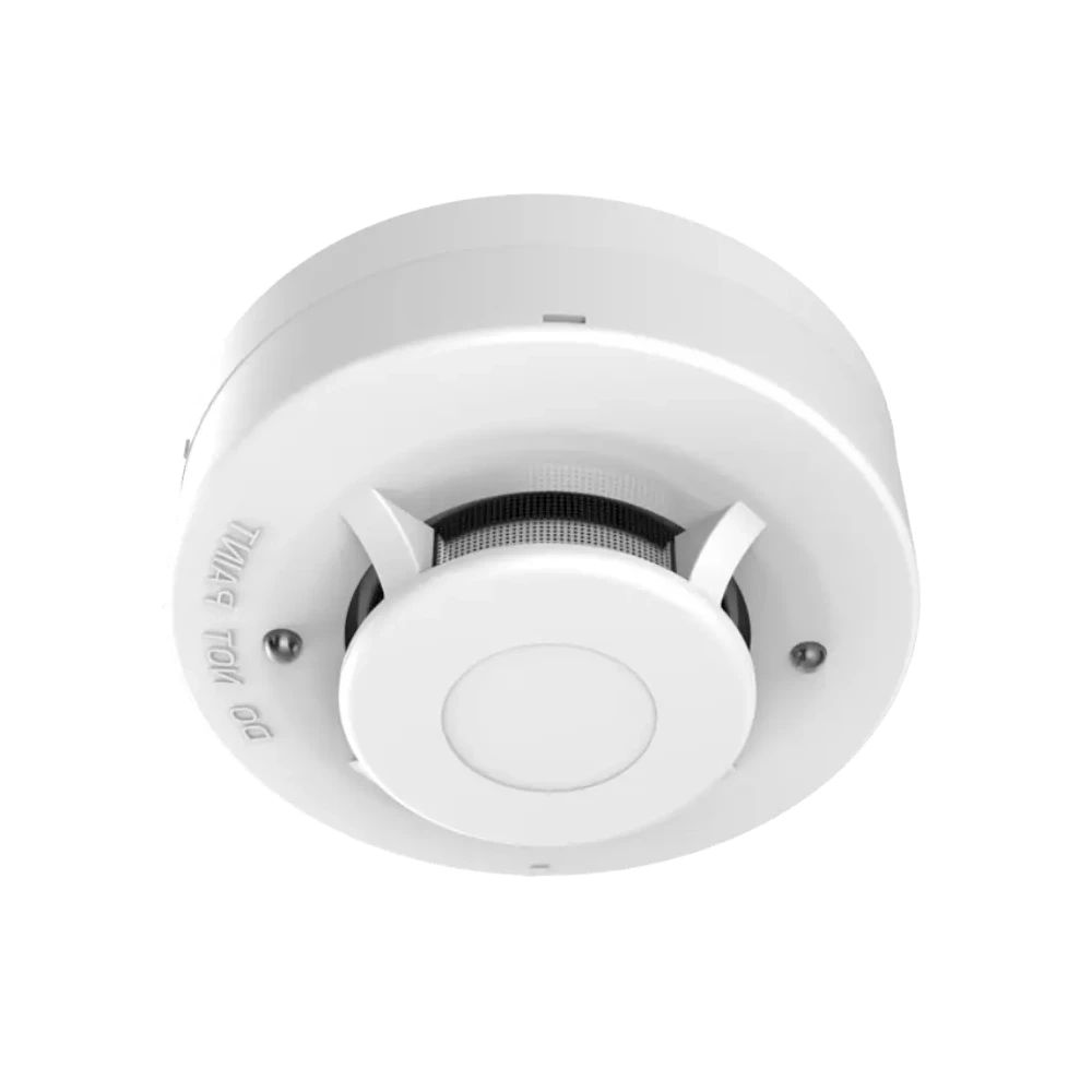Detector de Humo Hikvision Cableado 4 Hilos 12v DS-PDSMK-4BAR