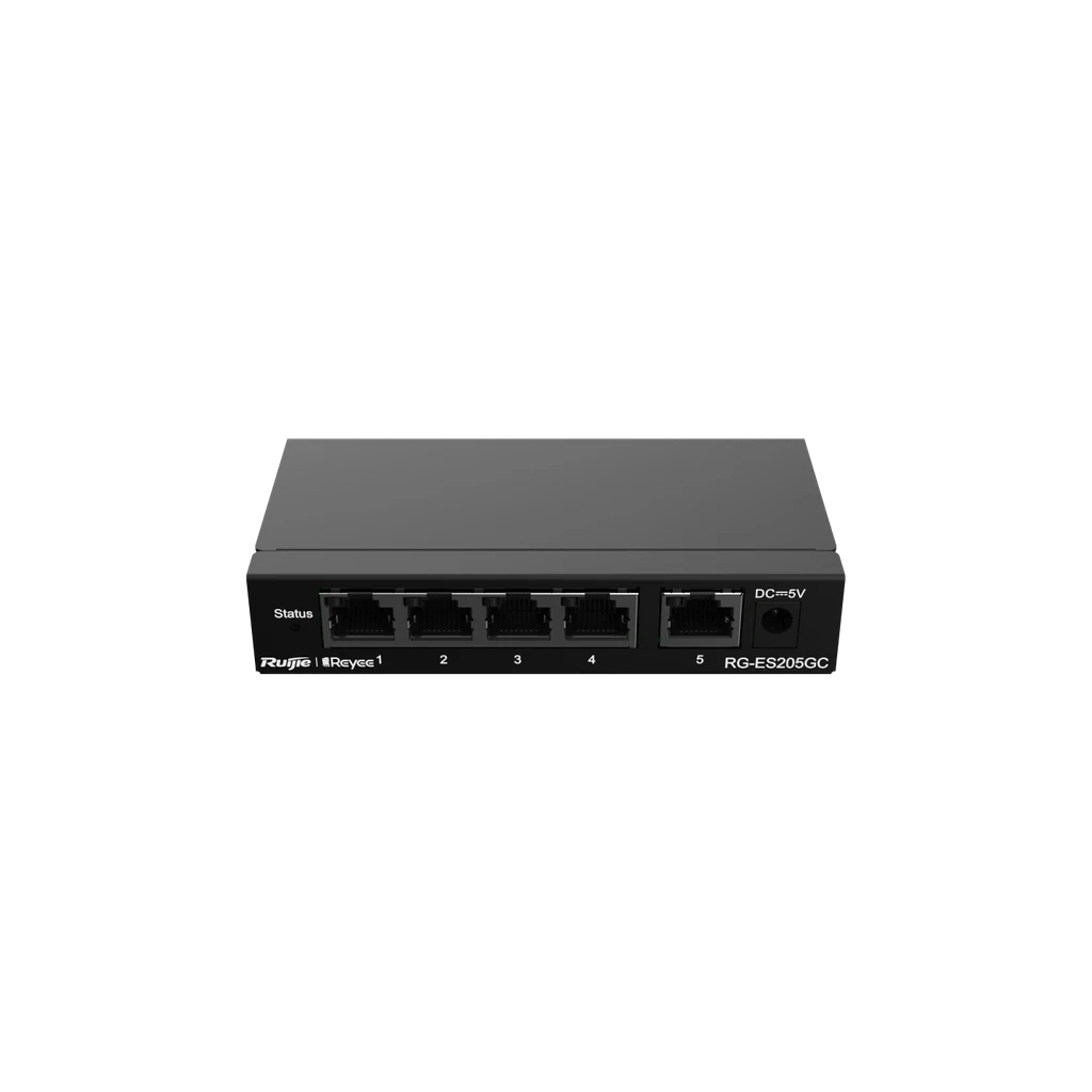 Switch 4 Puertos PoE Gigabit administrado en la nube RG-ES205GC-P