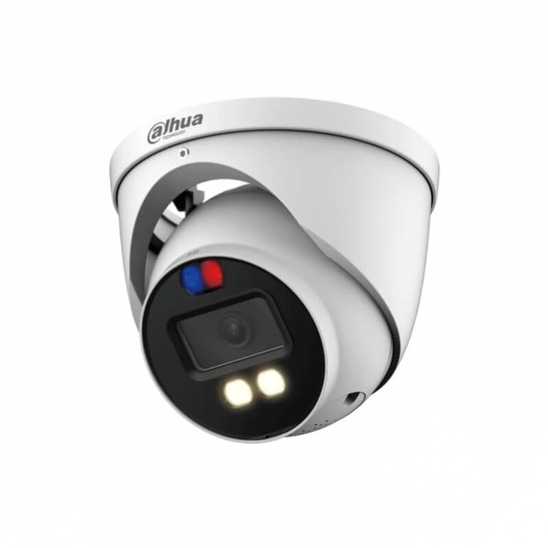 Cámara Dahua DOMO 2MP 3.6MM FULL COLOR AUDIO TIOC ACTIVE DETERRENCE DH-HAC-ME1239HN-A-PV