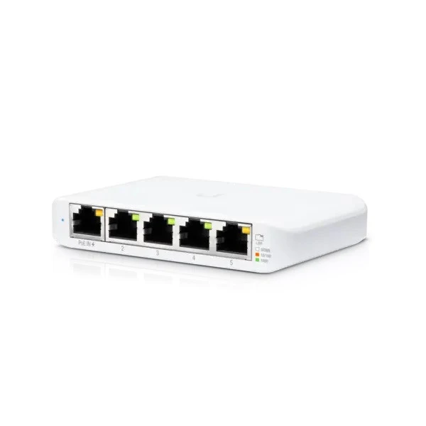 SWITCH-L2 INTERIOR INC-5V-USB-C REQ- USW-FLEX-MINI. 5-1000 IN-POE-AF
