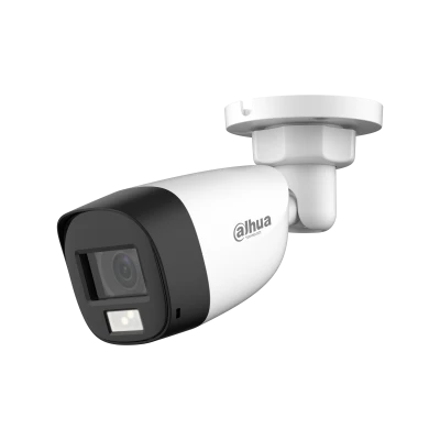 Cámara tipo bala de foco fijo HDCVI Smart Dual Light de 2 MP HAC-HFW1200CL-IL-A
