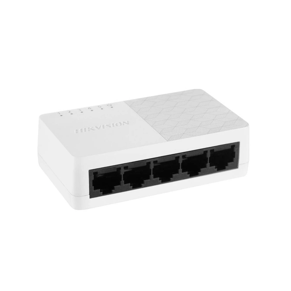 Switch Escritorio Hikvision 5 Puertos 10/100/1000 DS-3E0505D-O