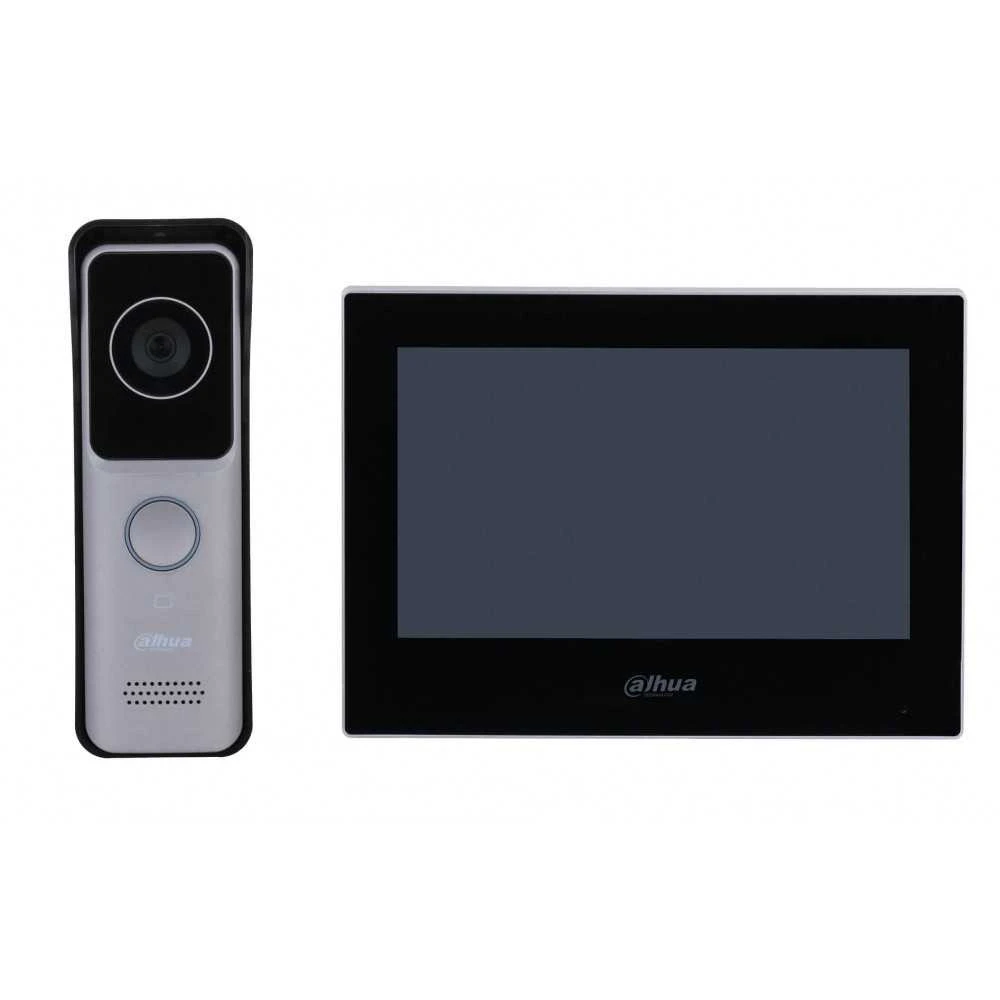 Kit Video Portero IP Estación exterior WiFi 2MP HD y Monitor IP Interior 7" Dahua DHI-KTW02
