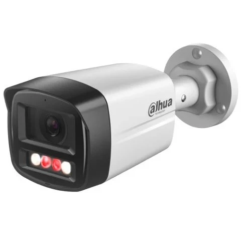 Cámara IP Bullet Dahua 4MP 2.8mm Smart Dual Light IR20 Mic - DH-IPC-HFW1439TL1-A-IL