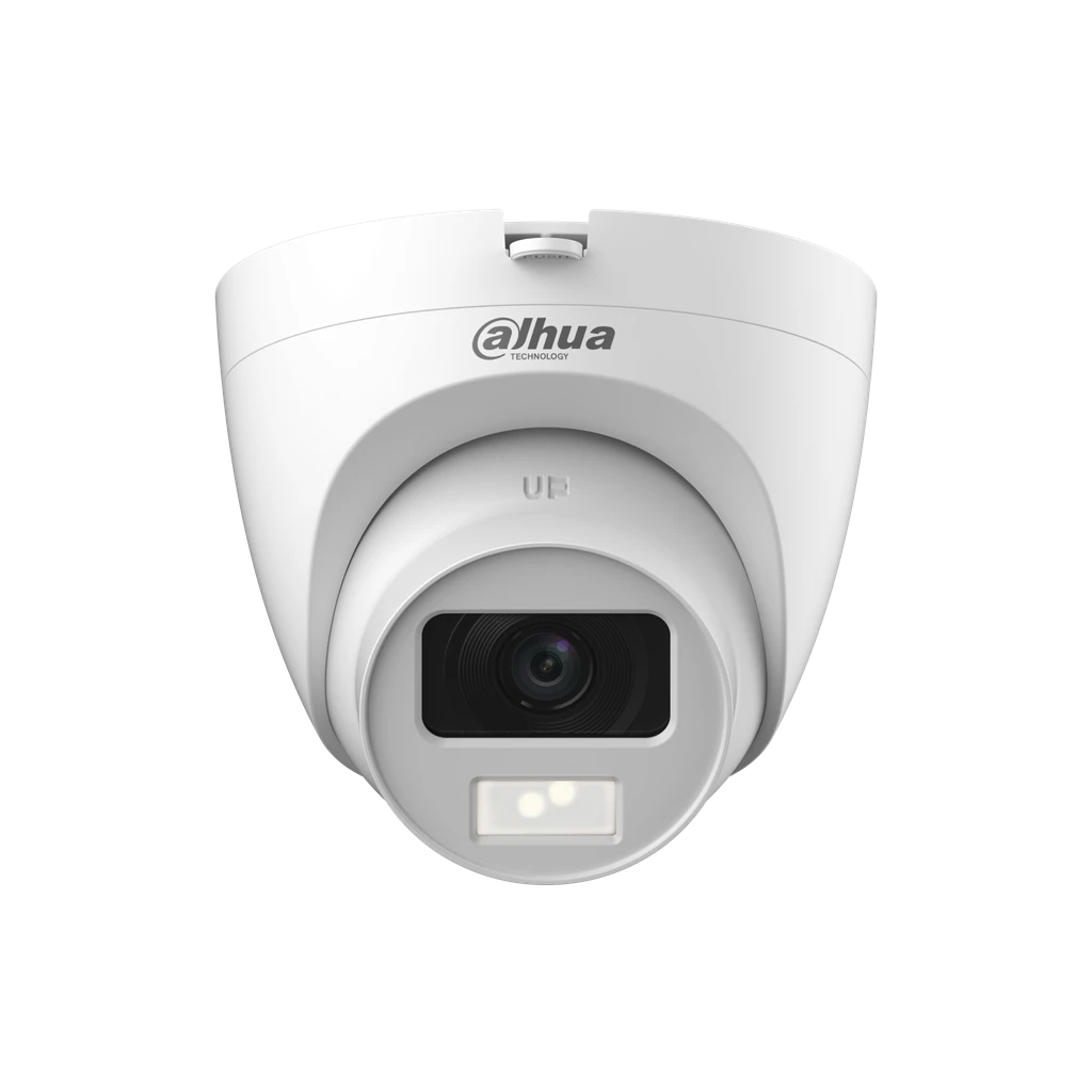 Cámara Mini Domo HDCVI DAHUA. 5MP. Dual Light 20 Mts. LF 2.8mm. Audio. DH-HAC-HDW1500CLQN-IL-A-0280B-S2.