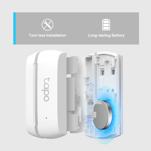Sensor de contacto magnético inteligente Tapo Tapo T110
