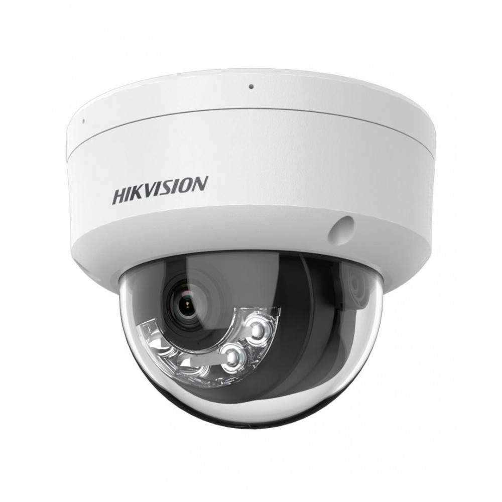 Cámara Domo DS-2CD1143G2-LIU  4MP LF 2.8mm Dual Light IP67 IK08 IR 30mt AcuSense Hikvision