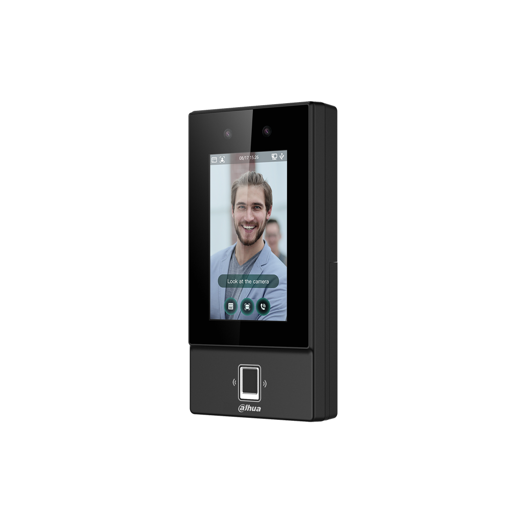 Control de Acceso Dahua Standalone con reconocimiento facial, huella, tarjeta y clave DHI-ASI6214S