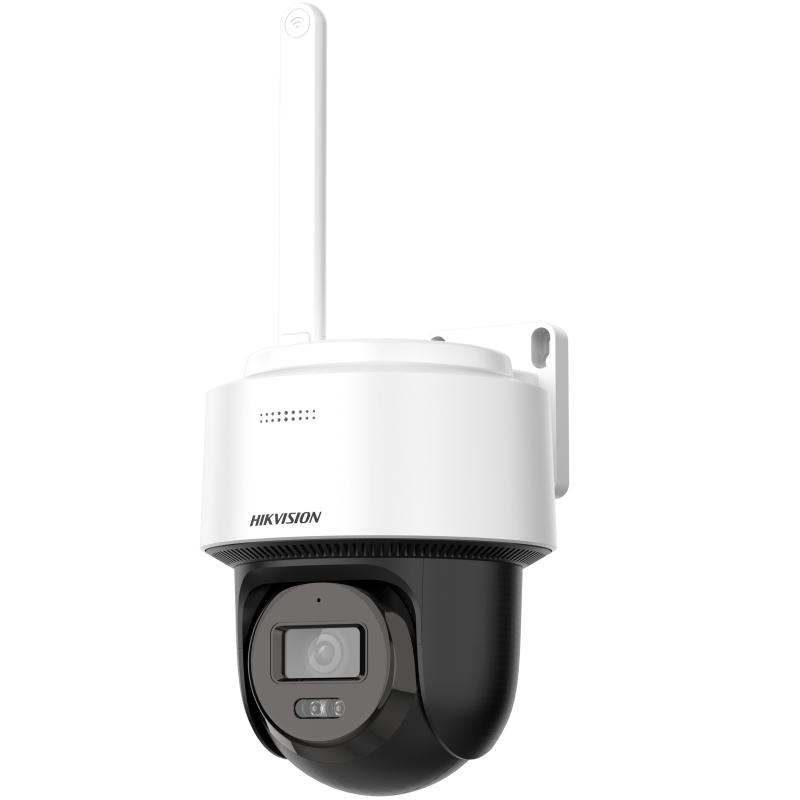 Cámara Domo IP PT 4MP WiFi Hybrid Light 25m Exterior DS-2DE2C400MWG/W 2.8mm Hikvision