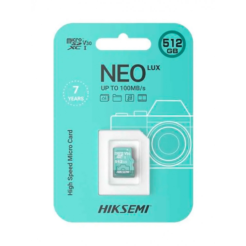 Tarjeta Micro SDHC 512G Clase 10 HS-TF-D3 512G Hiksemi