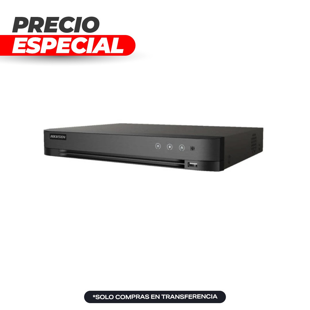 DVR TVI 8 Canales 1080P Lite DS-7208HGHI-M1(T) Hikvision