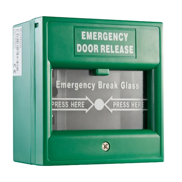 Botón de salida de emergencia DS-K7PEB/GREEN Hikvision