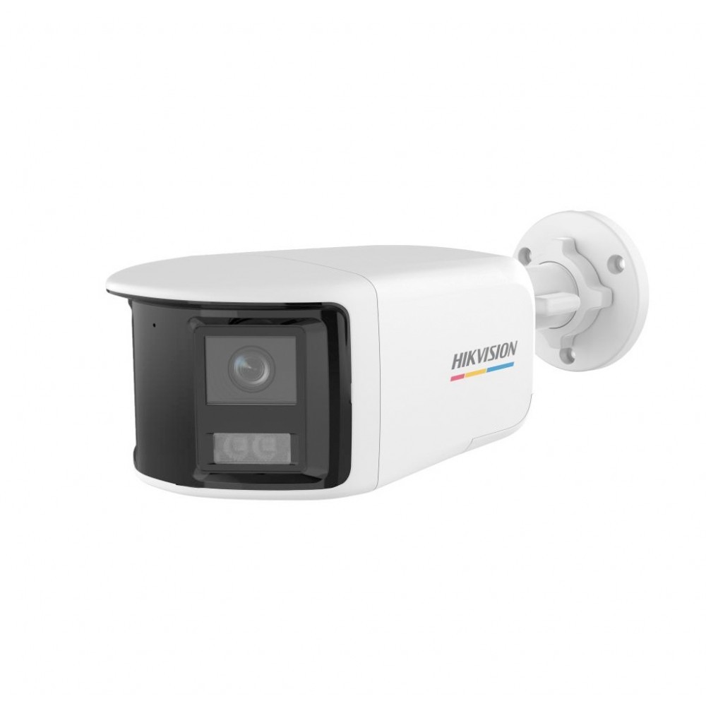 Cámara análoga 3K IR40m Smart Hybrid Light DUAL LENS 180° ColorVU IP67 130dB WDR Audio Mic DS-2CE12KF3TP-DLS(180°) Hikvision