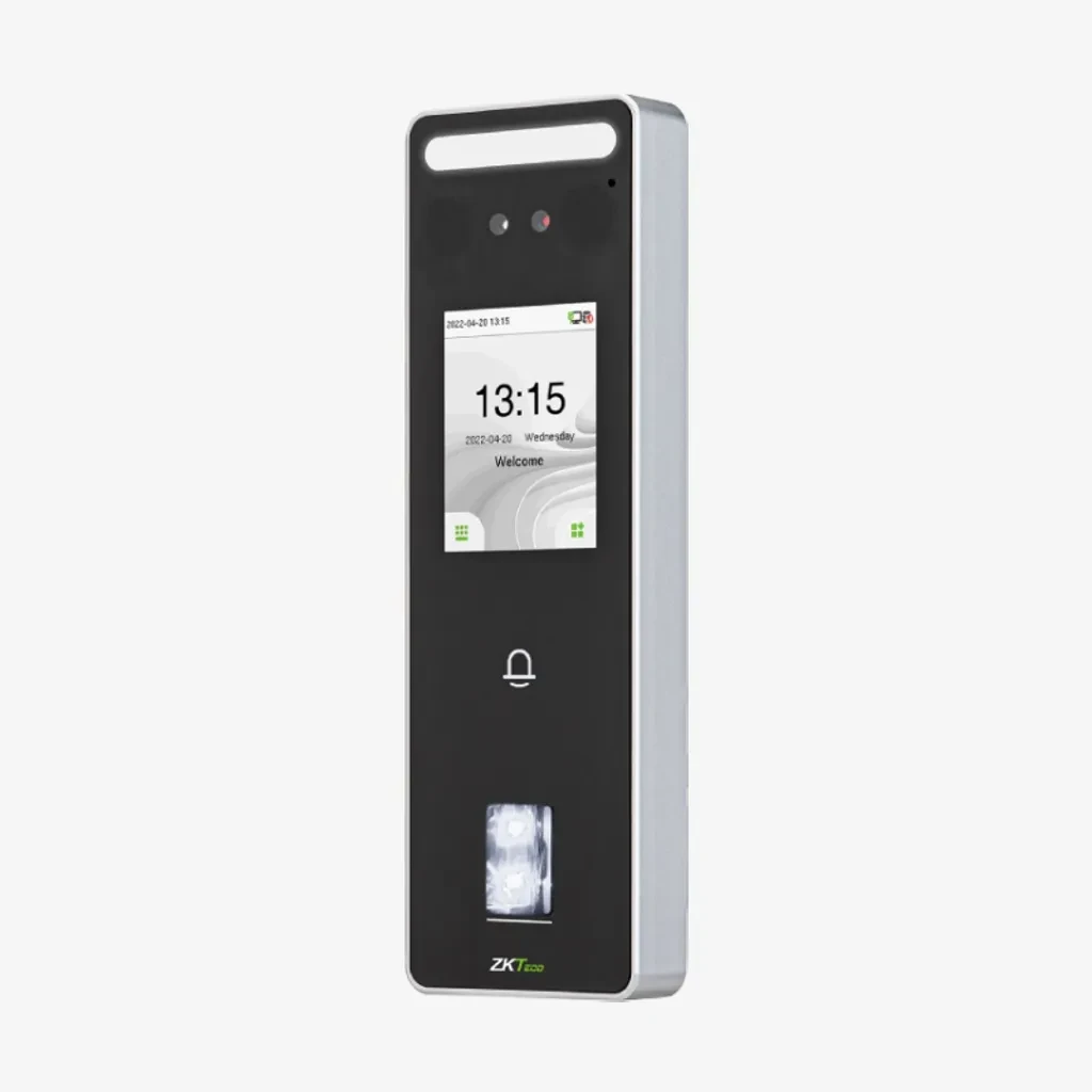 Control de Acceso terminal biométrico con reconocimiento facial RFID QR SpeedFace-V3L ZKTeko