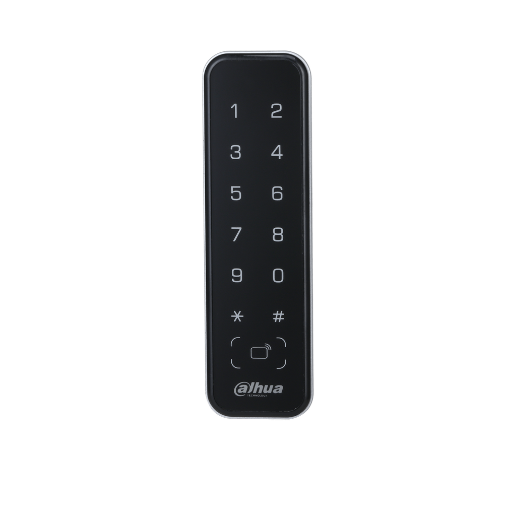 DHI-ASR2201A. Lector de Tarjeta Mifare y claves con proteccion IP66 soporta comunicaion por RS485 y