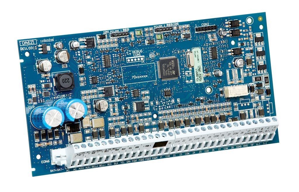 HS2032PCBSPA. Panel de Alarma DSC PowerSeries NEO HS2032 32 Zonas Solo Placa Base