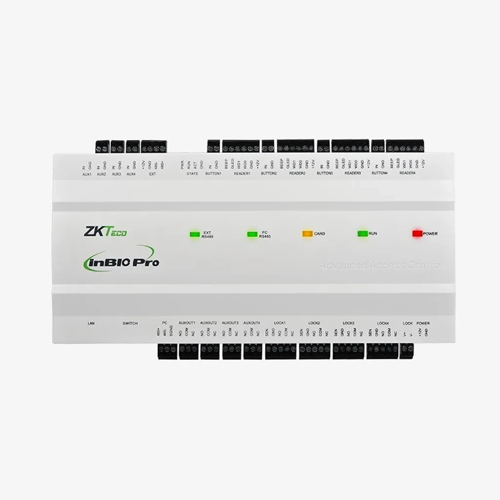 InBio460 Pro Plus. Controladora de 4 Puertas, con gabinbete y fuente.