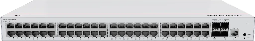 S220-48T4X. Switch Huawei eKit 48 puertos 10/100/1000Base-T 4 Puertos 10 GE SFP+ capacidad de conmutación de 176 Gbit/s capacidad de reenvió de paquetes de 131 Mpps