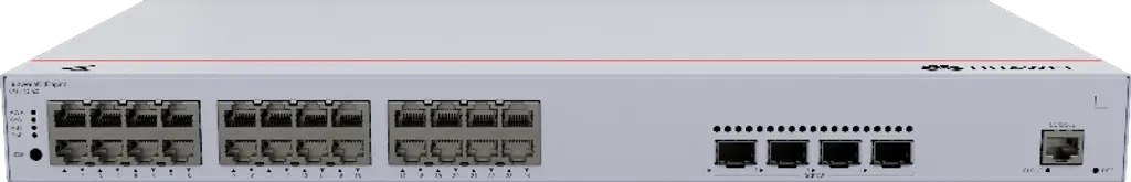 S310-24P4X. Switch Huawei eKit 24 puertos PoE+ 10/100/1000Base-T 4 Puertos 10 GE SFP+ capacidad de conmutación de 128 Gbit/s capacidad de reenvió de paquetes de 96 Mpps para capa de agregació