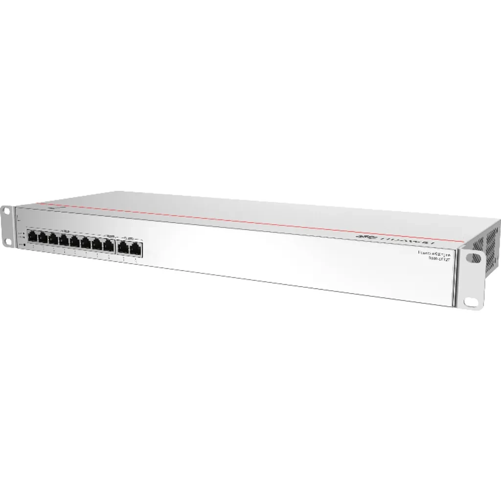 S380-S8T2T. Gateway Huawei eKit 2 puerto WAN 8 puertos LAN 10/100/1000Base-T soporta 300 usuarios concurrentes, capaz de administrar hasta 64 APs
