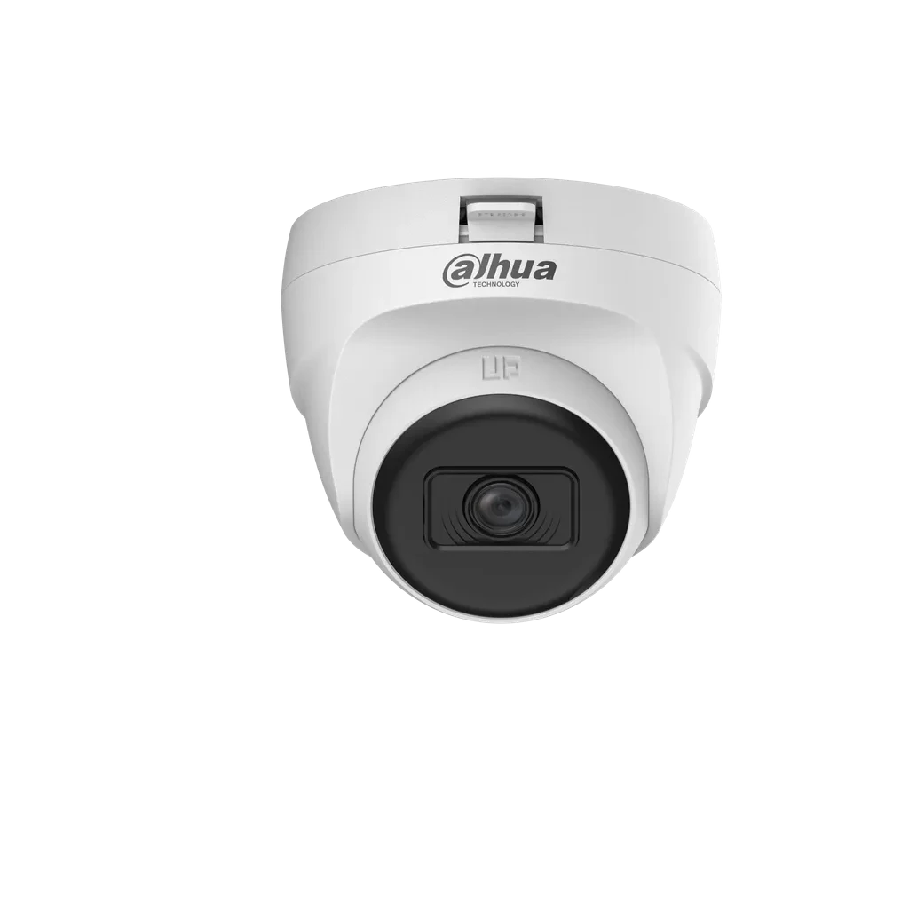 DH-HAC-T1A51N-U-0280B-S2. Cámara HDCVI Dahua tipo eyeball 5MP lente fijo de 2.8mm distancia de iluminación de 25m 