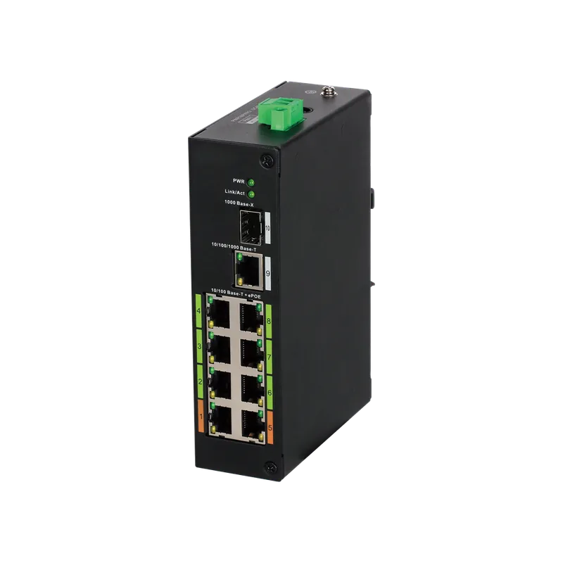  DH-LR2110-8ET-120. Switch ePoE 8 Puertos Dahua - 120W Total HI-PoE