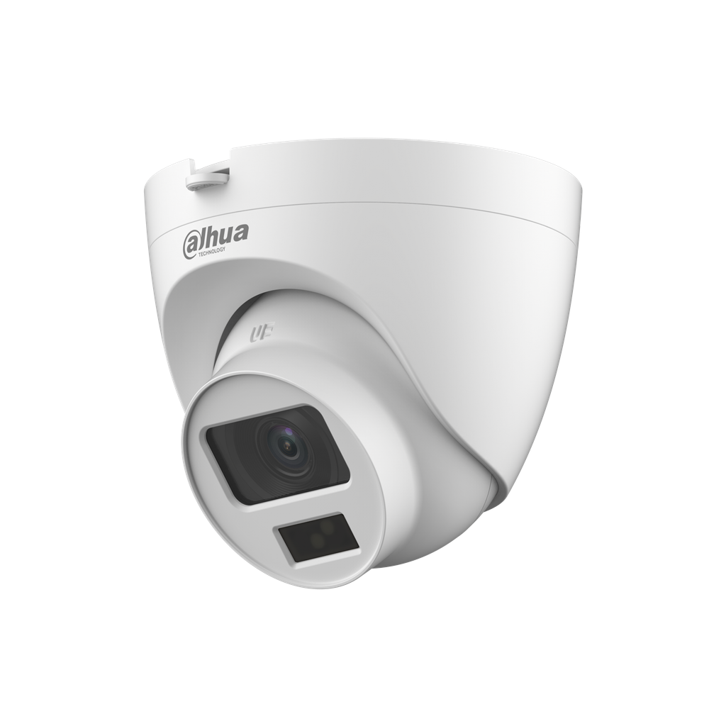 DH-HAC-HDW1200CLQN-IL-A-0280B-S6. Cámara HDVCI Eyeball Dahua 2MP lente fijo 2.8mm doble iluminacion