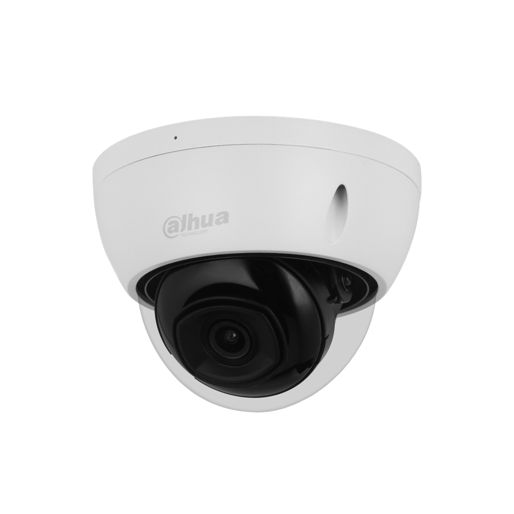 DH-IPC-HDBW2541EP-S-0280B-S2. Cámara domo IP 5Mp lente fijo 2.8mm IR 30m soporta IVS proteccion IP67