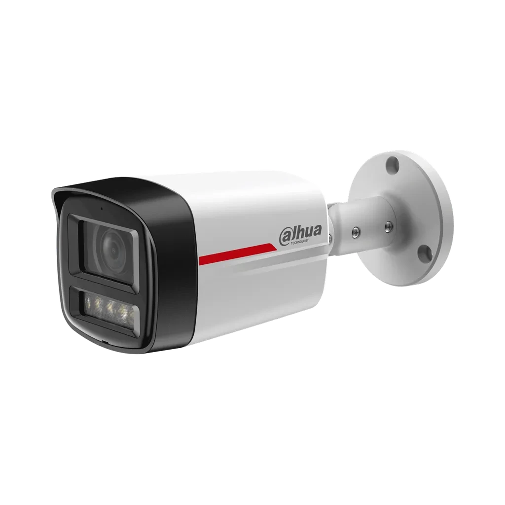 DH-IPC-HFW2249TLP-S-LED-0280B-PRO. Cámara IP Dahua tipo bullet de 2MP lente fijo de 2.8mm tecnología WizColor Iluminación de hasta 50m protección IP67