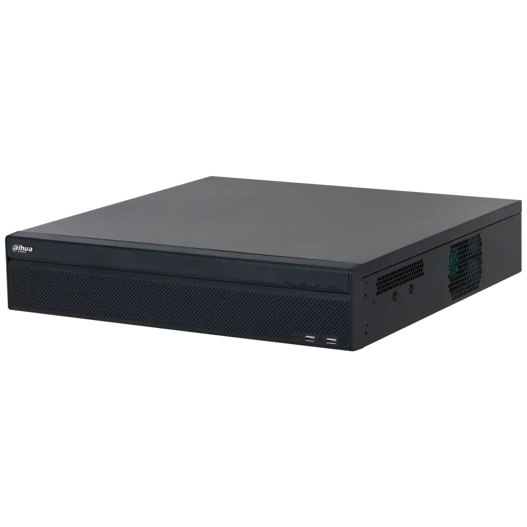 DHI-NVR5864-EI2. NVR Dahua, 64 canales, 8 discos duros 2U Tecnología WizSense, posee Detección de Rostro, Reconocimiento Facial, Detección de Rostro, ANPR, Metadata.