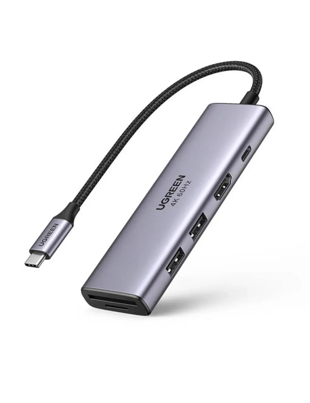 Hub USB-C UGREEN 6en1 HDMI 4K SD PD CM195
