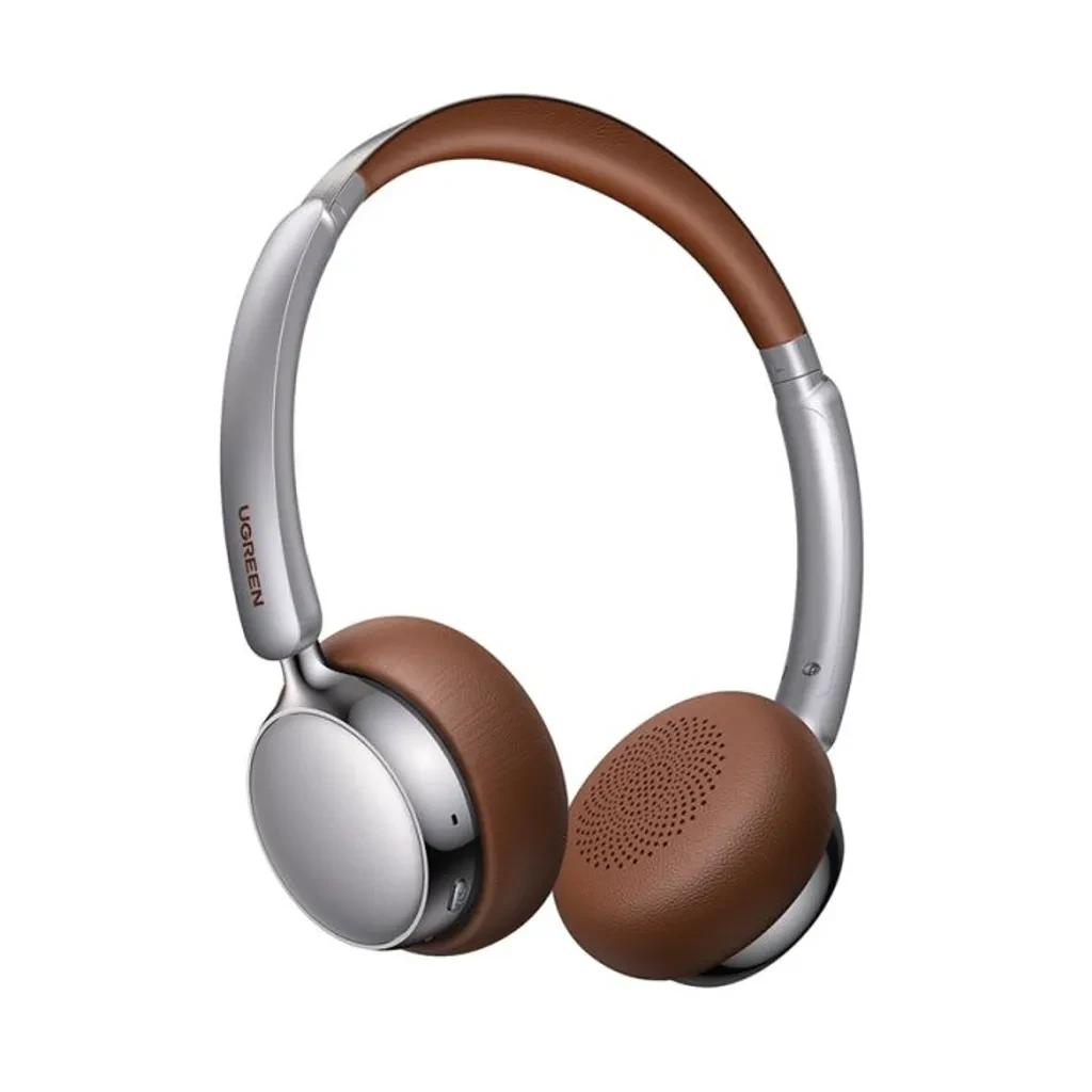 HP207. Audifonos Bluetooth 6.0 UGREEN Studio Plus Retro. Noise-Cancelling. (80 horas uso continuo)