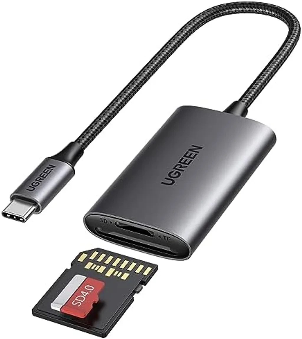 CM265. Lector de tarjetas 2 en 1 TF/SD 3.0 UGREEN Conexión USB-C.