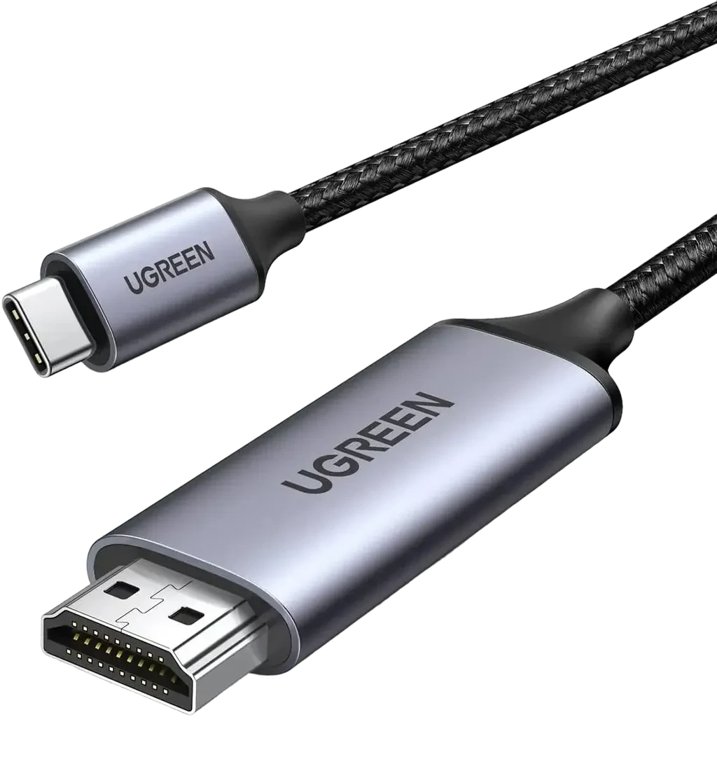 MM142. Cable USB-C a HDMI 1.5 metros UGREEN. Material Aluminio.