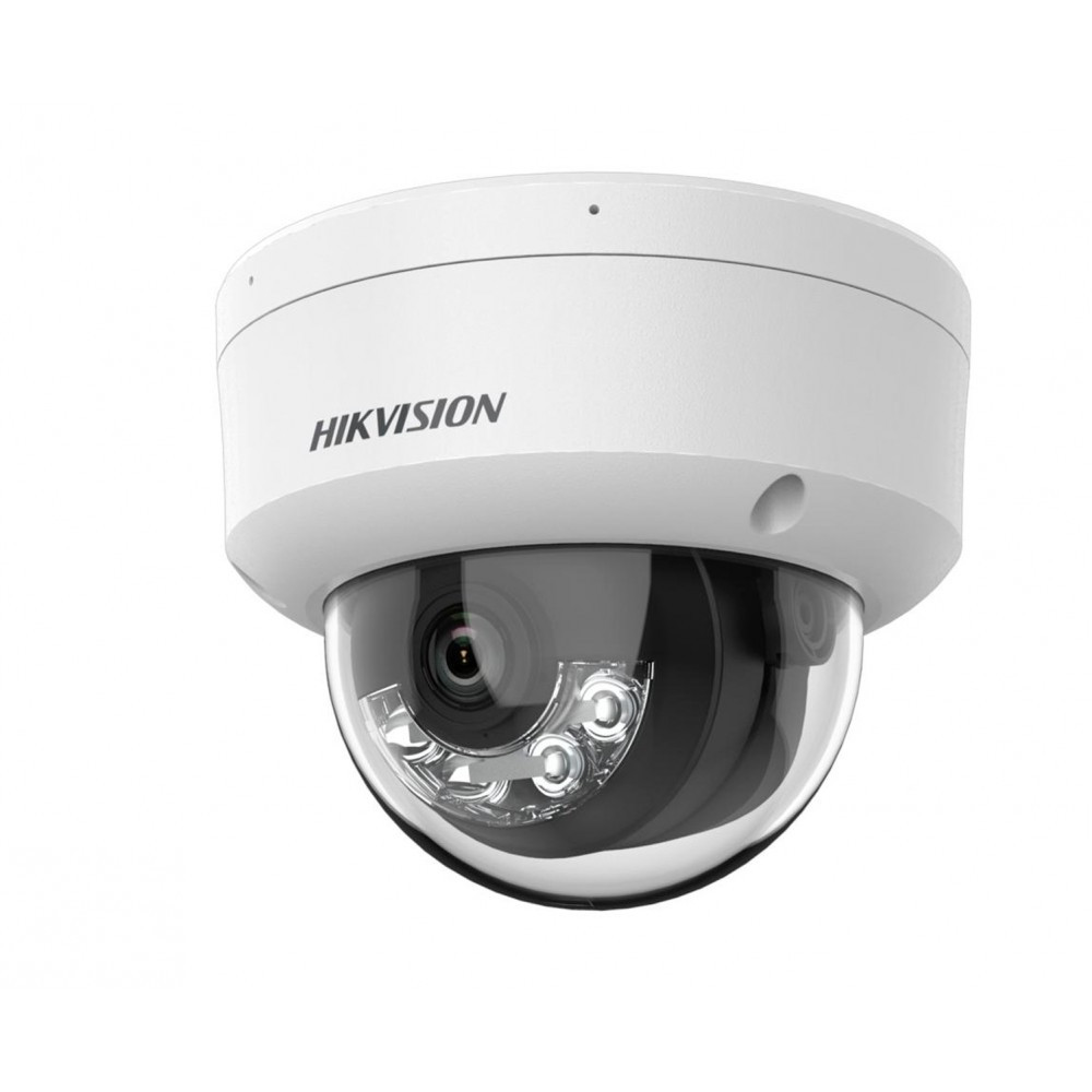 Cámara Domo IP Hikvision 2MP Dual Light 15m Audio 2.8mm DS-2CD1121G2-LIU