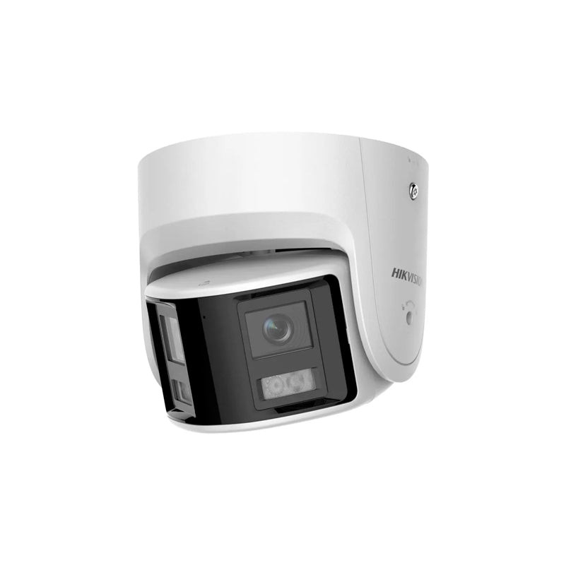 Turret IP Hikvision 4MP Panorámica 180° ColorVu Sirena DS-2CD2347G2P